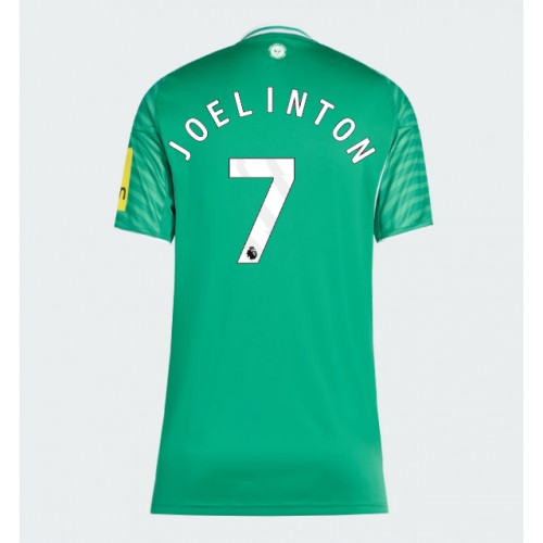 Stroje piłkarskie Newcastle United Joelinton #7 Koszulka Wyjazdowej dla damskie 2025-26 Krótki Rękaw